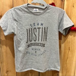 Team Justin Custom Graphic Tee Youth Sz.M